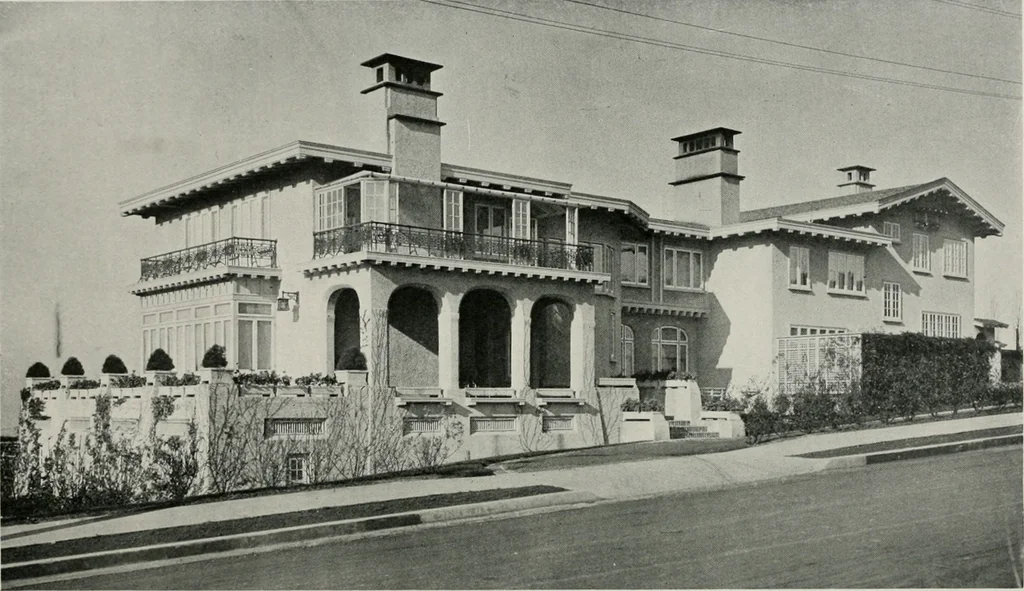 An illustration from The Architect & engineer of California and the Pacific Coast, 1905, leaf 241