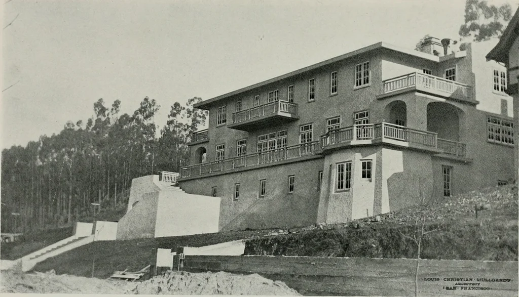 An illustration from The Architect & engineer of California and the Pacific Coast, 1905, leaf 256