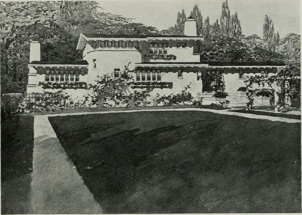 An illustration from The Architect & engineer of California and the Pacific Coast, 1905, leaf 260