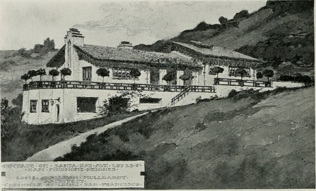 An illustration from The Architect & engineer of California and the Pacific Coast, 1905, leaf 261