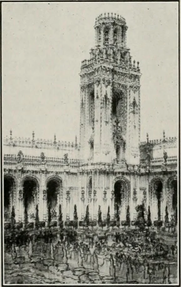An illustration from The Architect & engineer of California and the Pacific Coast, 1905, leaf 276