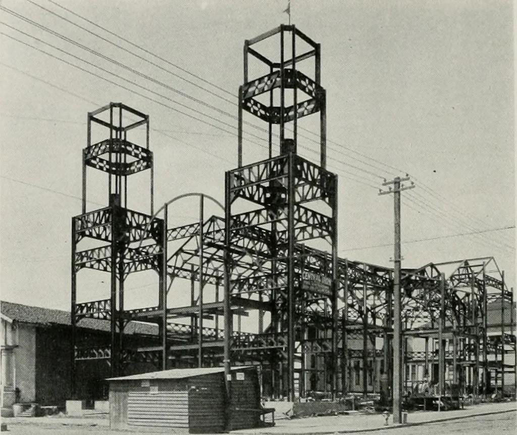 An illustration from The Architect & engineer of California and the Pacific Coast, 1905, leaf 297