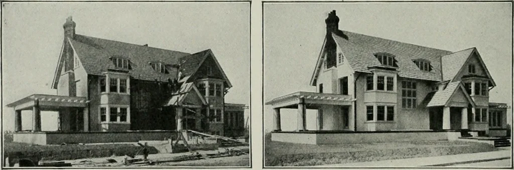 An illustration from The Architect & engineer of California and the Pacific Coast, 1905, leaf 327