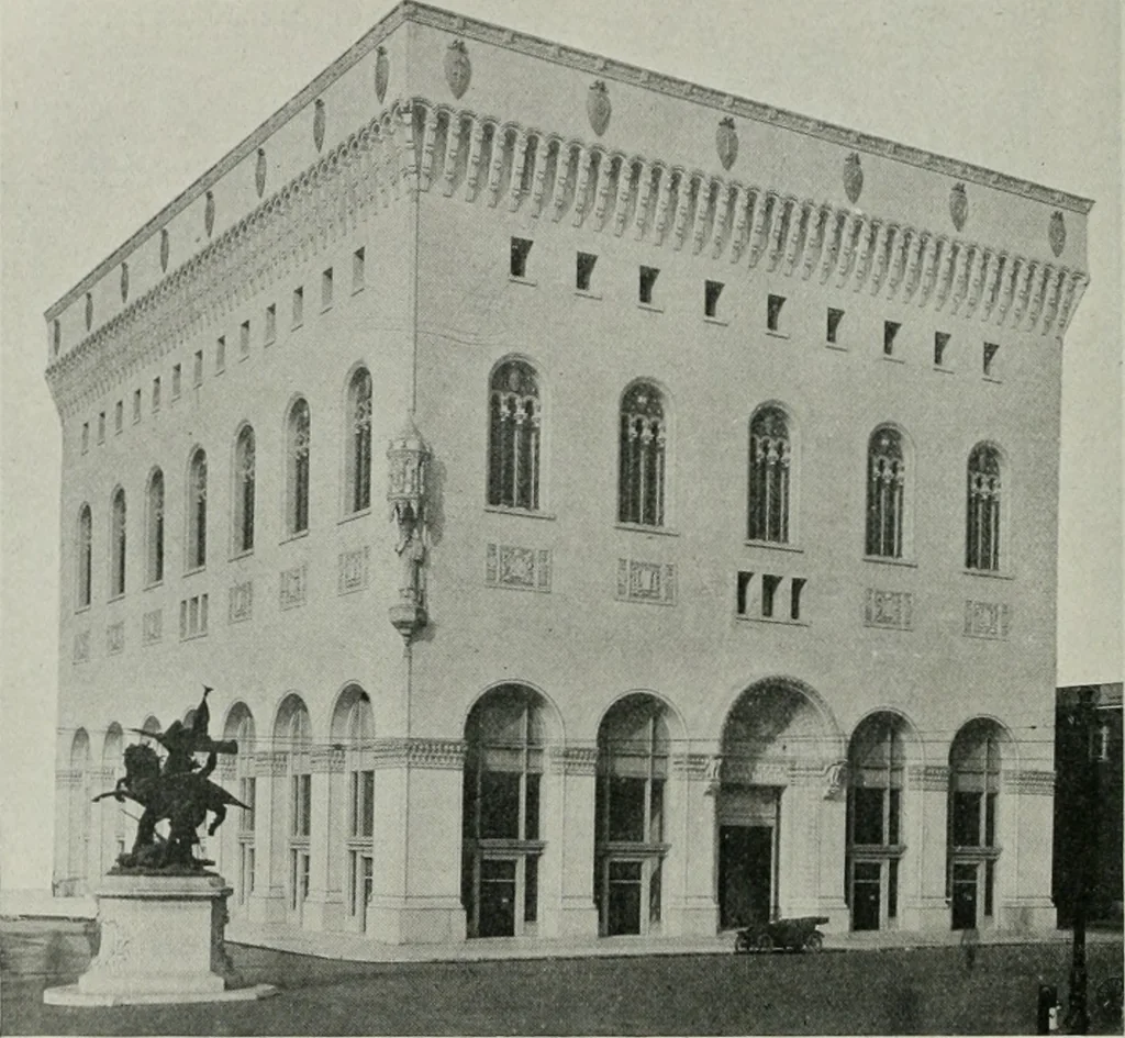 An illustration from The Architect & engineer of California and the Pacific Coast, 1905, leaf 365