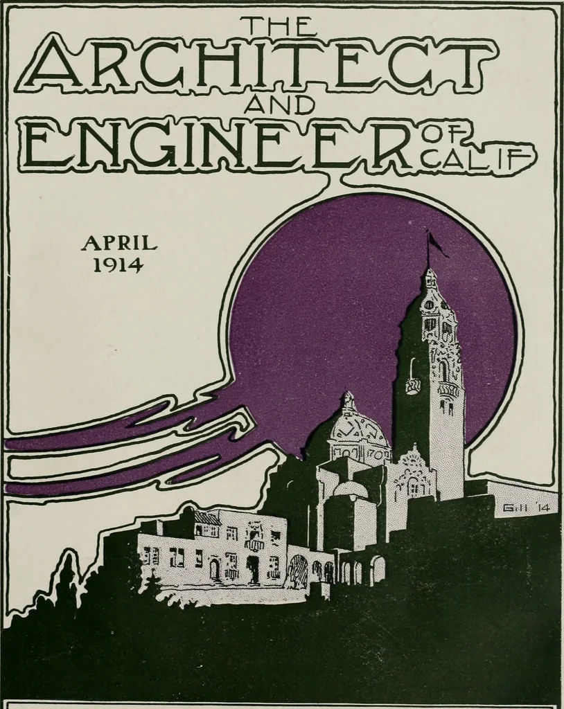 An illustration from The Architect & engineer of California and the Pacific Coast, 1905, leaf 372