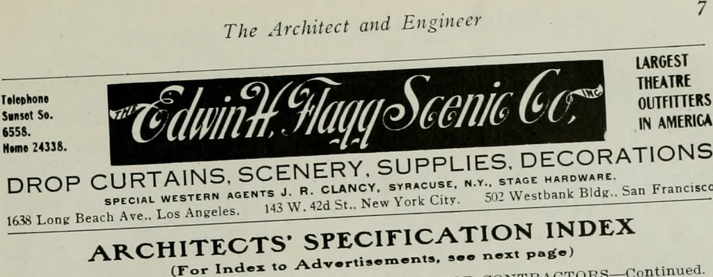 An illustration from The Architect & engineer of California and the Pacific Coast, 1905, leaf 380