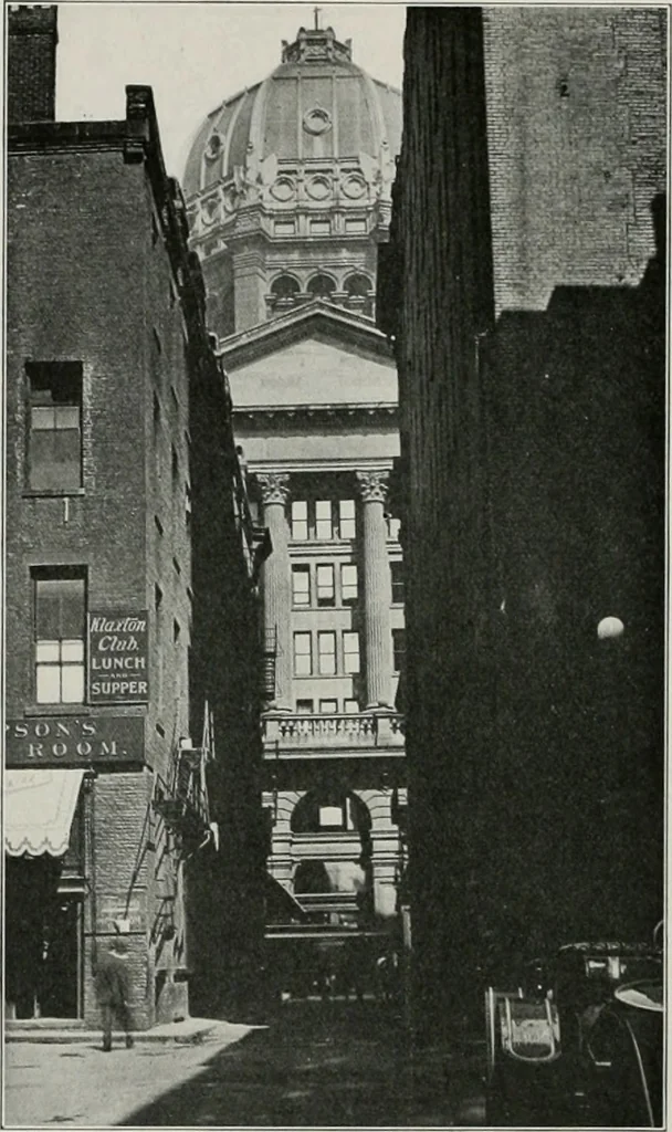 An illustration from The Architect & engineer of California and the Pacific Coast, 1905, leaf 421