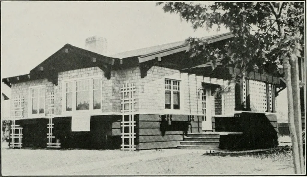 An illustration from The Architect & engineer of California and the Pacific Coast, 1905, leaf 451