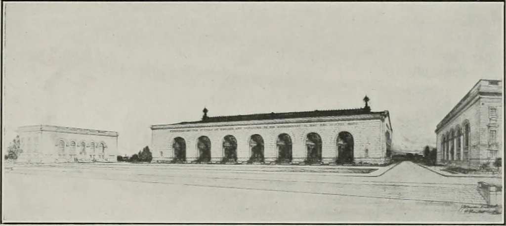 An illustration from The Architect & engineer of California and the Pacific Coast, 1905, leaf 454