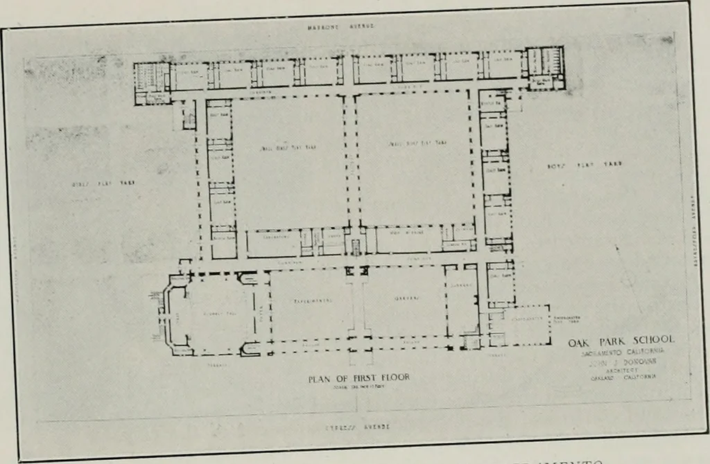 An illustration from The Architect & engineer of California and the Pacific Coast, 1905, leaf 462