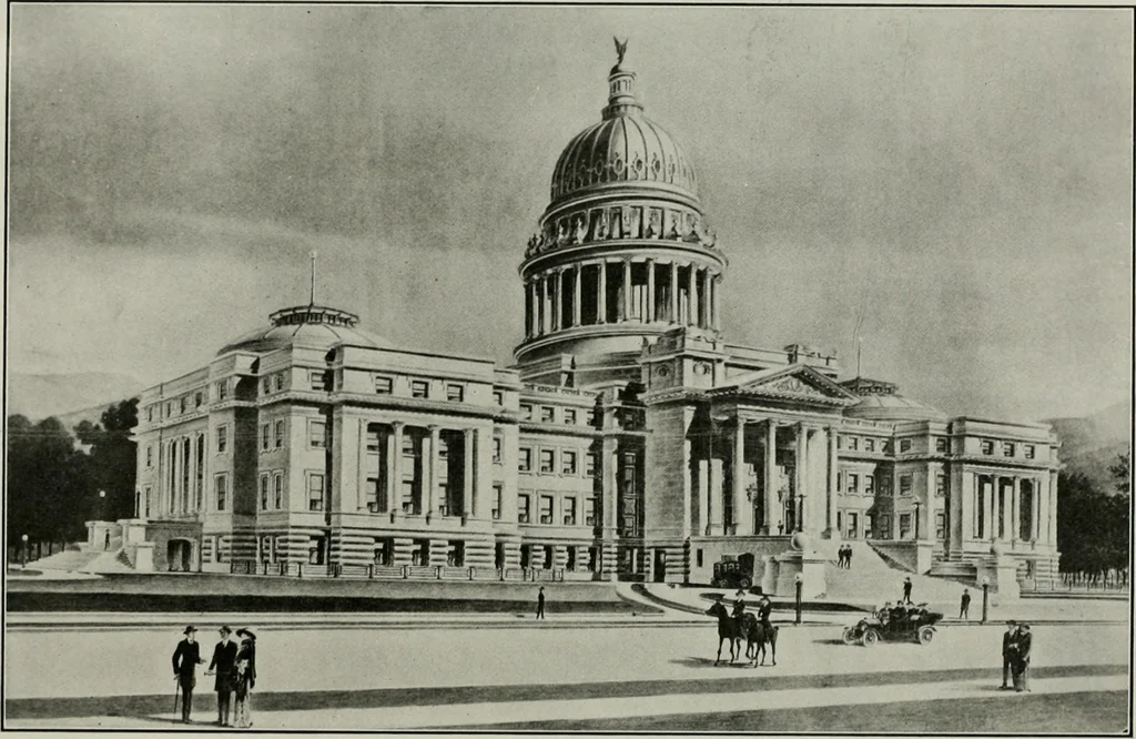 An illustration from The Architect & engineer of California and the Pacific Coast, 1905, leaf 501