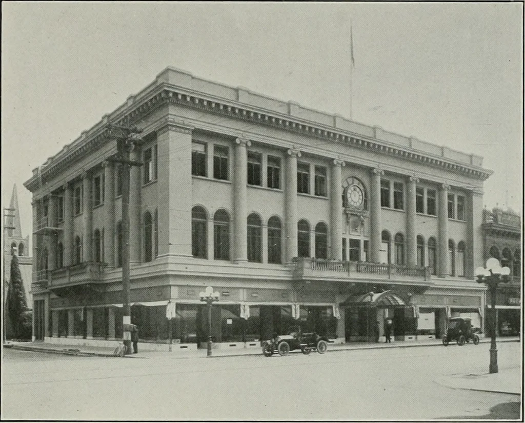 An illustration from The Architect & engineer of California and the Pacific Coast, 1905, leaf 56