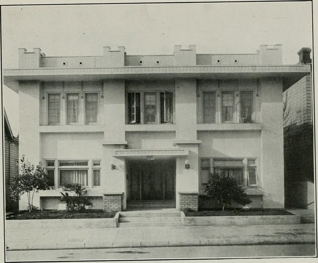 An illustration from The Architect & engineer of California and the Pacific Coast, 1905, leaf 60