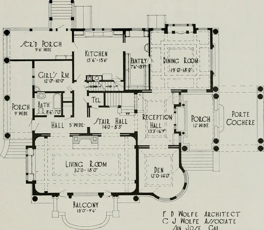 An illustration from The Architect & engineer of California and the Pacific Coast, 1905, leaf 62