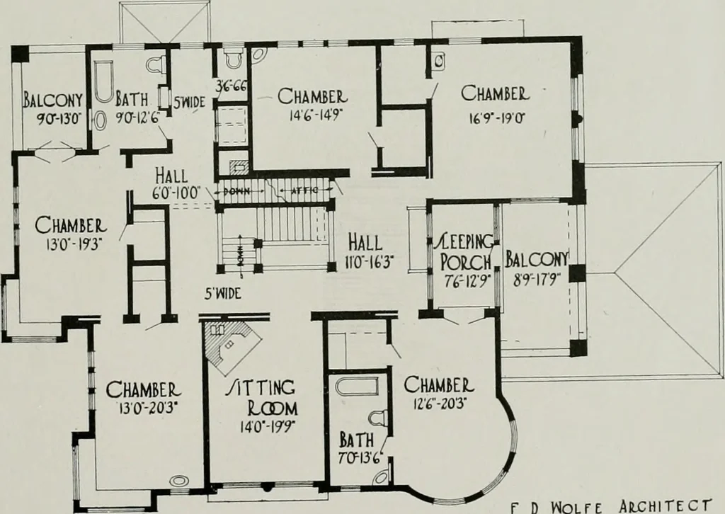 An illustration from The Architect & engineer of California and the Pacific Coast, 1905, leaf 62