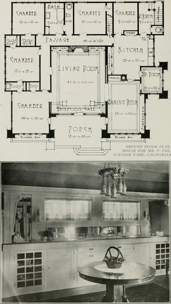 An illustration from The Architect & engineer of California and the Pacific Coast, 1905, leaf 63