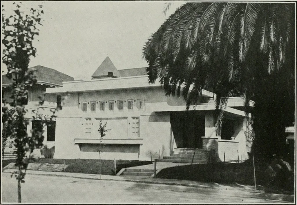 An illustration from The Architect & engineer of California and the Pacific Coast, 1905, leaf 64