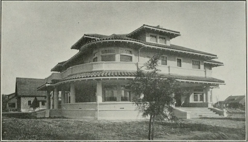 An illustration from The Architect & engineer of California and the Pacific Coast, 1905, leaf 68
