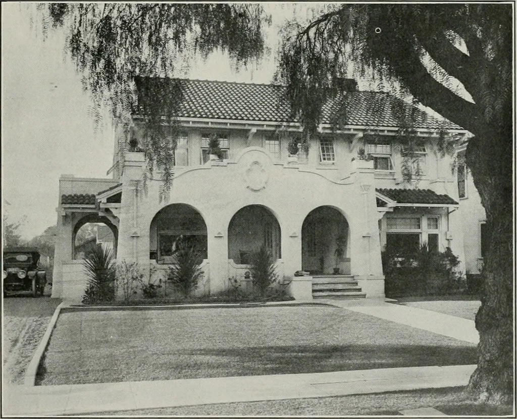 An illustration from The Architect & engineer of California and the Pacific Coast, 1905, leaf 68