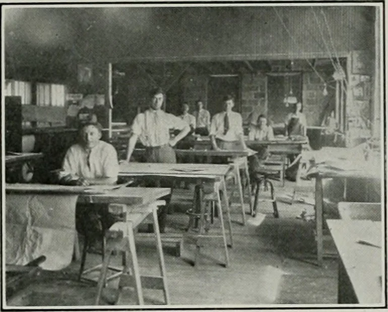 An illustration from The Architect & engineer of California and the Pacific Coast, 1905, leaf 94
