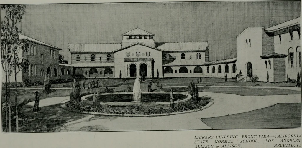 An illustration from The Architect & engineer of California and the Pacific Coast, 1905, leaf 107