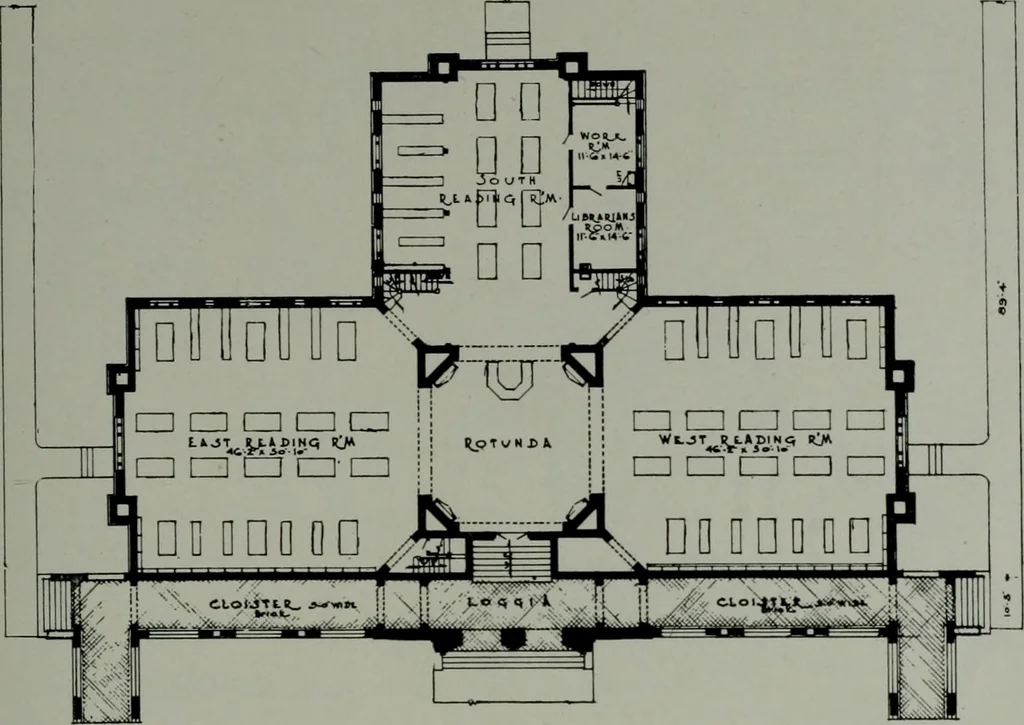 An illustration from The Architect & engineer of California and the Pacific Coast, 1905, leaf 108
