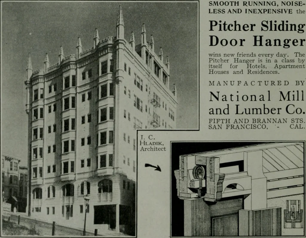 An illustration from The Architect & engineer of California and the Pacific Coast, 1905, leaf 11