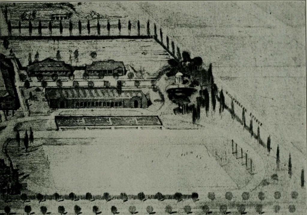 An illustration from The Architect & engineer of California and the Pacific Coast, 1905, leaf 110