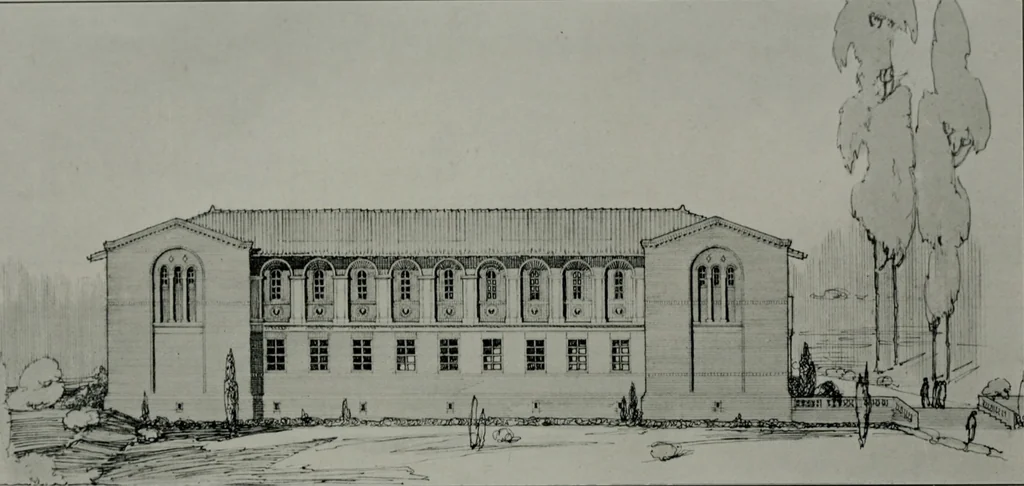 An illustration from The Architect & engineer of California and the Pacific Coast, 1905, leaf 113