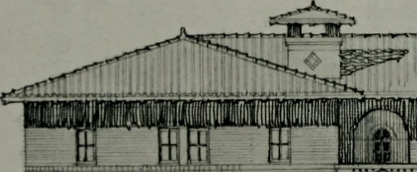 An illustration from The Architect & engineer of California and the Pacific Coast, 1905, leaf 117