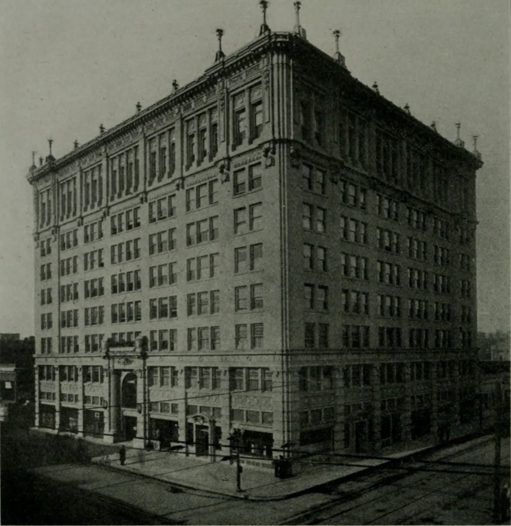An illustration from The Architect & engineer of California and the Pacific Coast, 1905, leaf 153