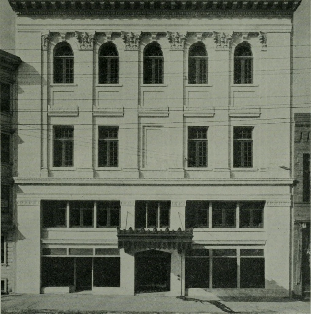 An illustration from The Architect & engineer of California and the Pacific Coast, 1905, leaf 208