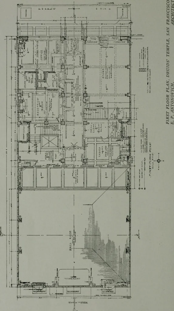 An illustration from The Architect & engineer of California and the Pacific Coast, 1905, leaf 235