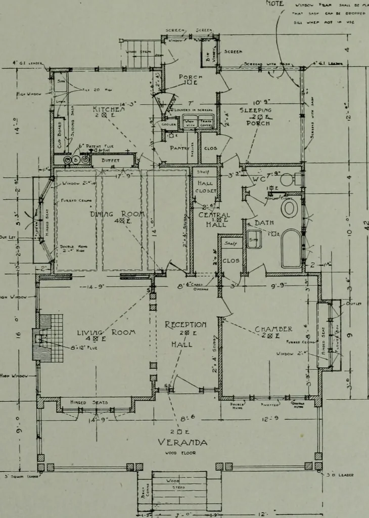 An illustration from The Architect & engineer of California and the Pacific Coast, 1905, leaf 246