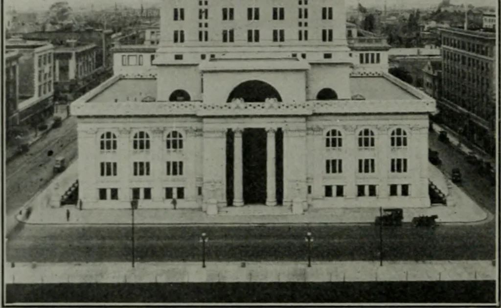 An illustration from The Architect & engineer of California and the Pacific Coast, 1905, leaf 329