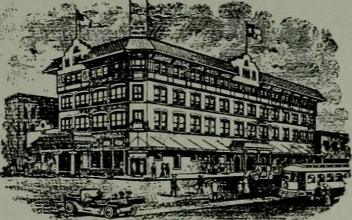 An illustration from The Architect & engineer of California and the Pacific Coast, 1905, leaf 344