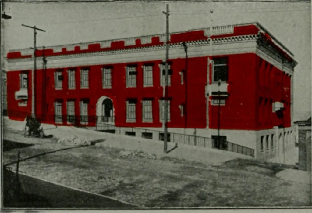 An illustration from The Architect & engineer of California and the Pacific Coast, 1905, leaf 37