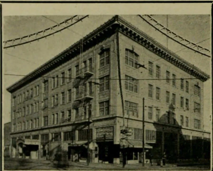 An illustration from The Architect & engineer of California and the Pacific Coast, 1905, leaf 377