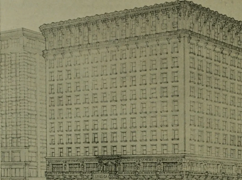 An illustration from The Architect & engineer of California and the Pacific Coast, 1905, leaf 383