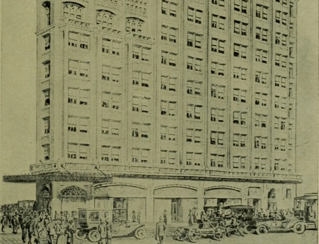 An illustration from The Architect & engineer of California and the Pacific Coast, 1905, leaf 412