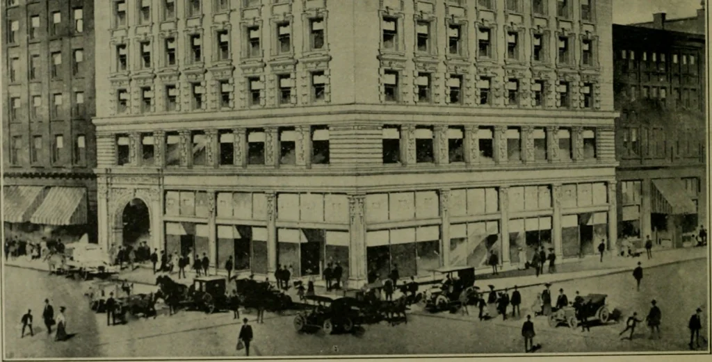 An illustration from The Architect & engineer of California and the Pacific Coast, 1905, leaf 413