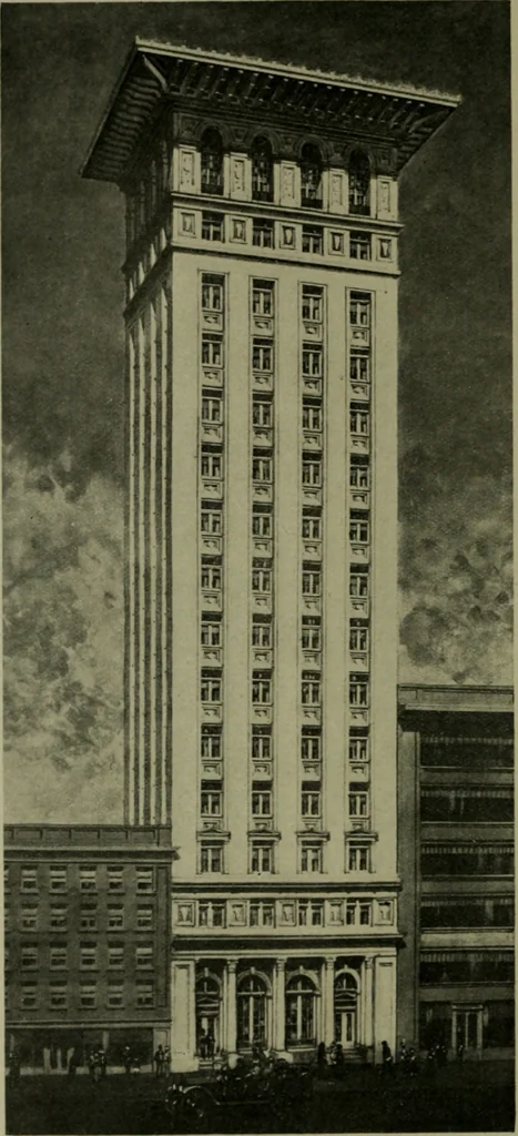 An illustration from The Architect & engineer of California and the Pacific Coast, 1905, leaf 415