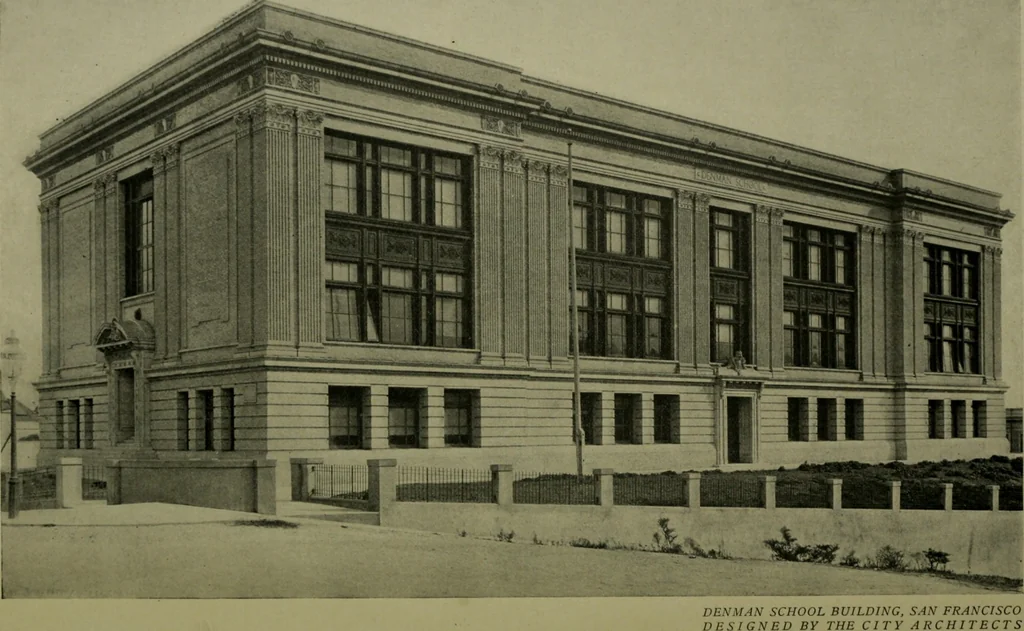 An illustration from The Architect & engineer of California and the Pacific Coast, 1905, leaf 423