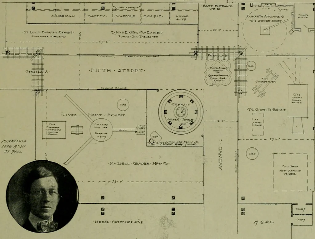 An illustration from The Architect & engineer of California and the Pacific Coast, 1905, leaf 450