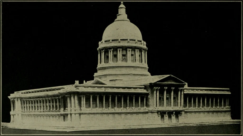 An illustration from The Architect & engineer of California and the Pacific Coast, 1905, leaf 475