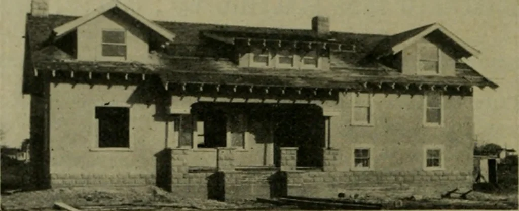 An illustration from The Architect & engineer of California and the Pacific Coast, 1905, leaf 481