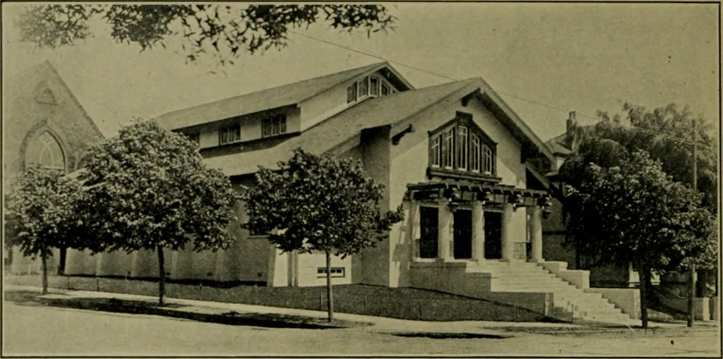 An illustration from The Architect & engineer of California and the Pacific Coast, 1905, leaf 513