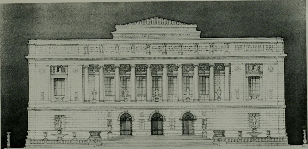 An illustration from The Architect & engineer of California and the Pacific Coast, 1905, leaf 66