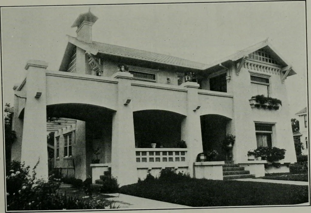 An illustration from The Architect & engineer of California and the Pacific Coast, 1905, leaf 76