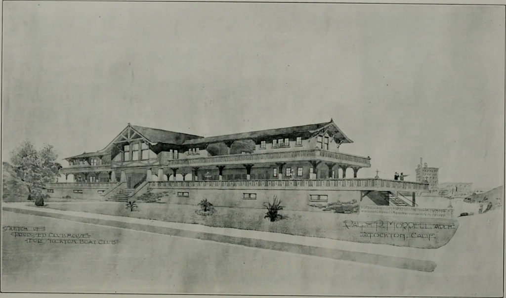An illustration from The Architect & engineer of California and the Pacific Coast, 1905, leaf 79